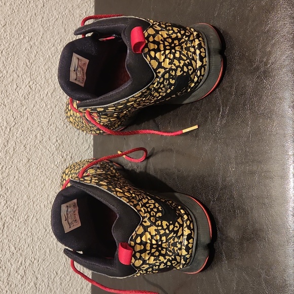Nike Free Trainer 7.0 Cheetah Print Gold size 12 - Picture 7 of 8